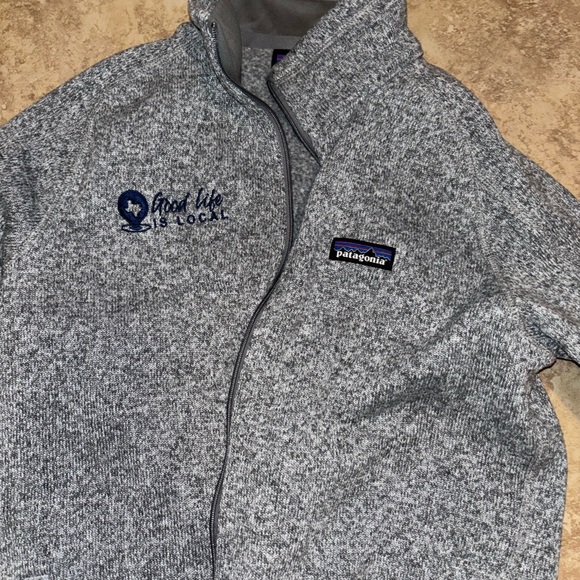 Patagonia Heather Gray Fleece Jacket - Picture 2 of 3